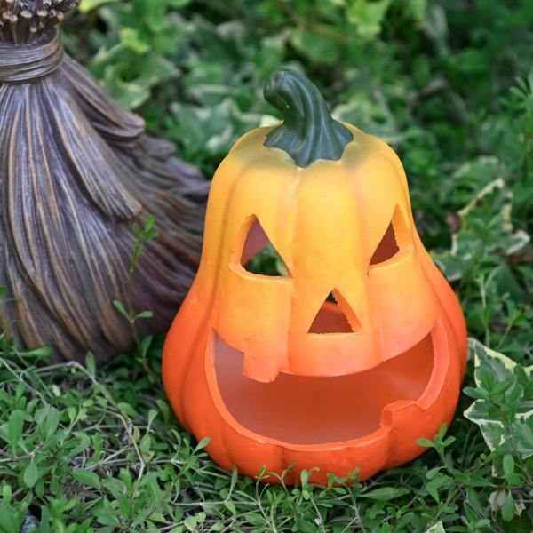 ハロウィン パンプキン キャンドルB ジャックオーランタン かぼちゃ カボチャ オーナメント 置物 飾り オブジェ