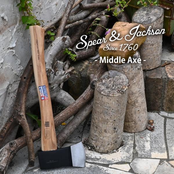 英国ブランド Spear＆Jackson 斧 中サイズ オノ アックス アウトドア