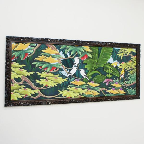 バリ絵画 バリ雑貨絵画 アジアン絵画 バリ雑貨壁飾り アジアン壁掛け