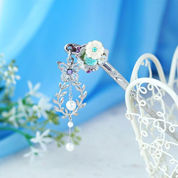 かんざし 京都清水坂ガラス館 正規品 簪 ヘアアクセサリー 髪飾り