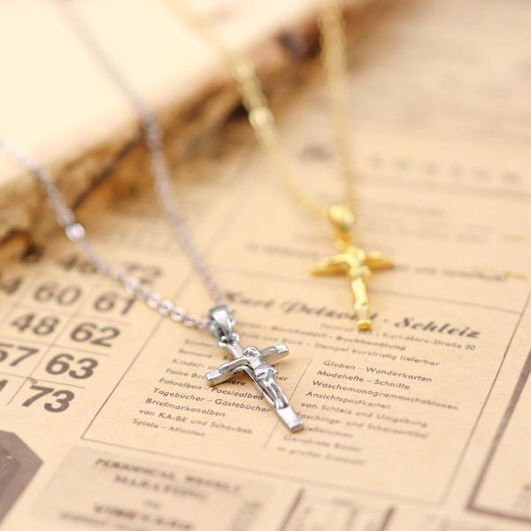 ネックレス レディース シンプル キリスト クロス 十字架 メンズ 短い 37cm 42cm ロザリオ 男性 女性 ユニセックス ゴールド シルバー バースデー Buyee Buyee 日本の通販商品 オークションの代理入札 代理購入