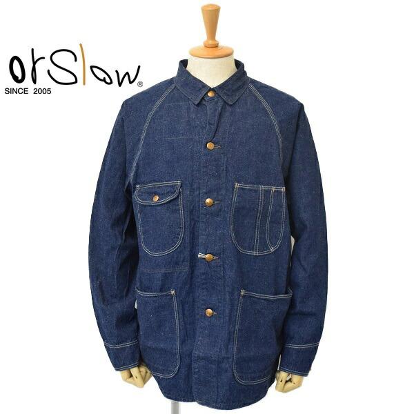 メンズ　Orslow オアスロウ  コットン ジャケット　デニム　カバーオール　ジャケット　03-6140-81