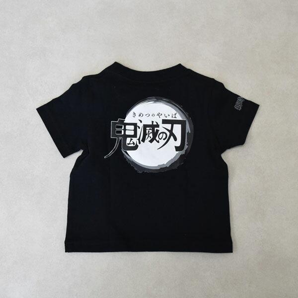 NWE ERA ニューエラ キッズ　子供　YOUTH CHILD SS CT KIMETSU LOGO SJ  半袖 コットン Tシャツ 鬼滅の刃 タイトルロゴ ブラック 12864387 12864344