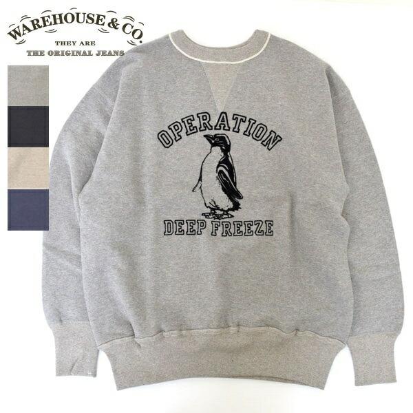 美品！WAREHOUSE ウェアハウス スウェット 401 DEEPFREEZE メンズ WAREHOUSE ウエアハウス Lot.401 DEEP FREEZE フロッキー