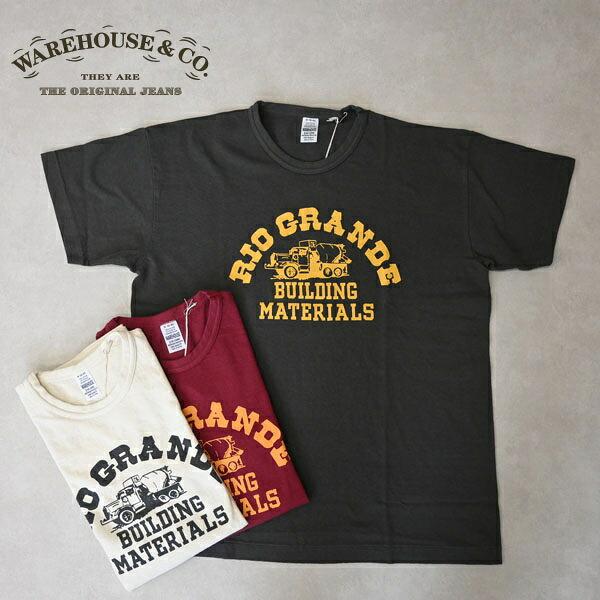 メンズ WAREHOUSE ウエアハウス クルーネックT  半袖Tシャツ 日本製 Lot.4064 RIO GRANDE
