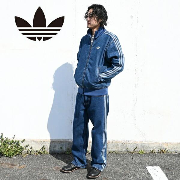 adidas アディダス　オリジナルス　ファイヤーバード アディカラー デニム パンツ Medium Vintage Denim  KD1499