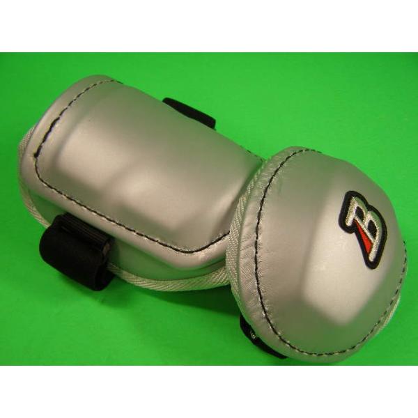 BELGARD(ベルガード) エルボーガード(右打者用) オーダー シルバー×黒 ベルガードファクトリージャパン