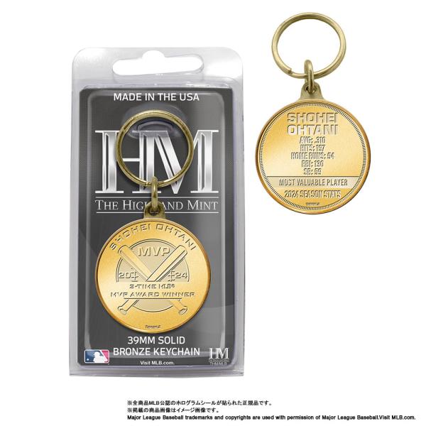 限定【新品未使用品】大谷翔平 2023ア・リーグMVP受賞記念コインキーチェーン 大谷翔平 2023MVPキーチェーン