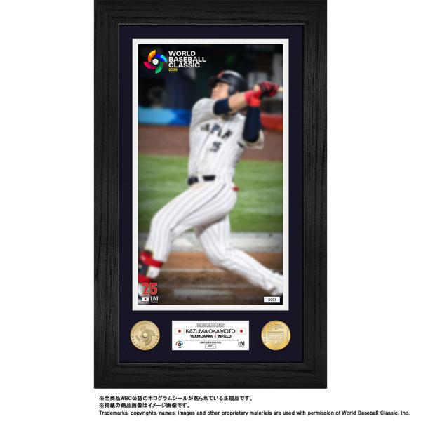予約 2026 World Baseball Classic 出場記念 岡本和真 ダブルコインフォトミント 岡本 日本代表 グッズ ハイランドミント
