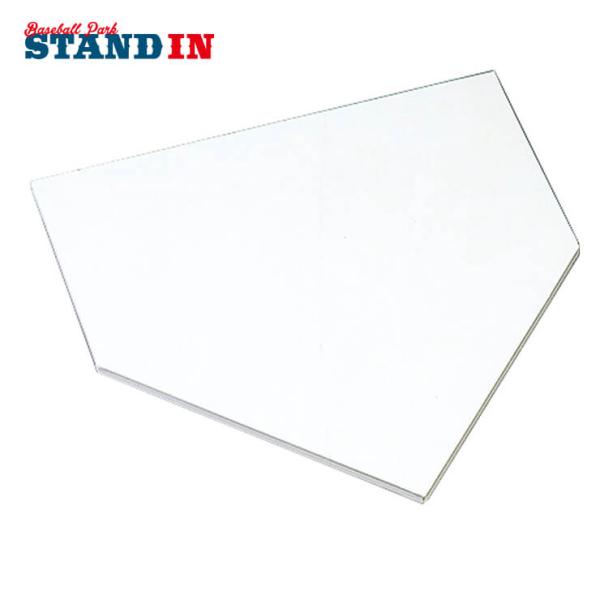 【素材】ゴム製特徴：裏面滑り止め仕様【サイズ】厚さ5mm【特徴】ゴム製の一般用ホームベースです。裏面に滑り止めの凹凸を施し、ベースがズレにくくなっています。