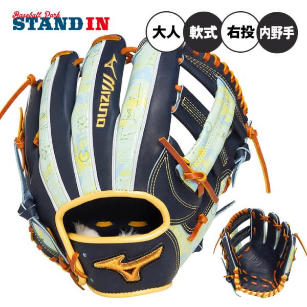 Mizuno Pro 平裏刺繍1円 2025モデル ミズノプロ 限定 軟式 グローブ
