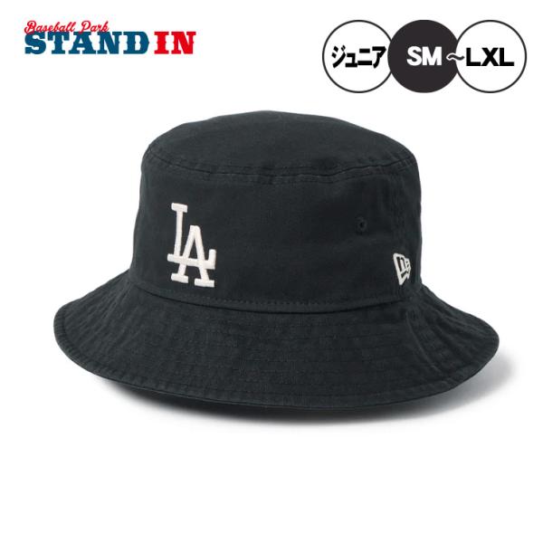2026モデル ニューエラ NEW ERA ジュニア用 バケットハット ロサンゼルス・ドジャース LA 14747100 子ども こども 子供 キッズ メジャーリーグ 帽子