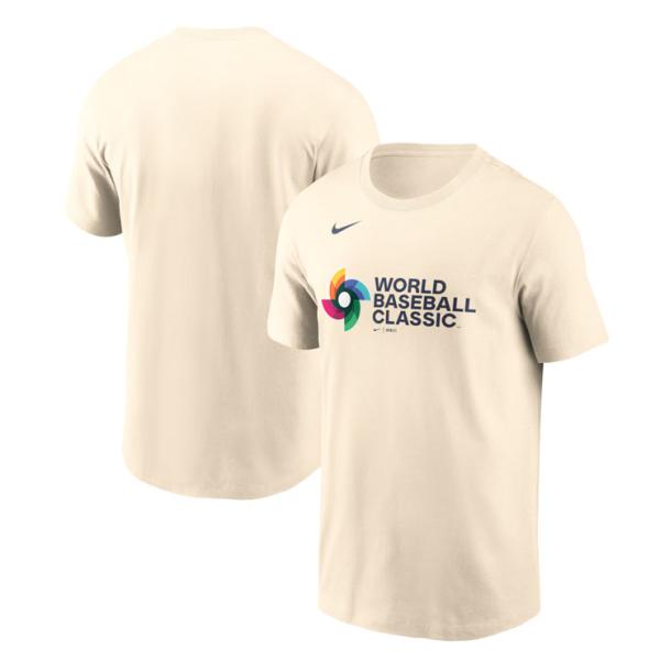 NIKE（ナイキ） 2026 WBC イベント ロゴ Tシャツ クリーム 半袖 大人