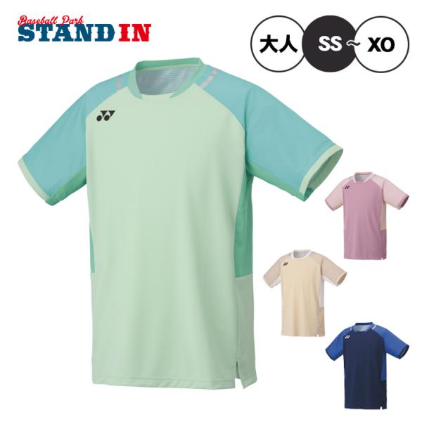 ヨネックス　YONEX テニス＆バドミントン　ゲームウェア　新品　L カーキ YONEX（ヨネックス） メンズ ゲームシャツ 半袖 テニスウェア