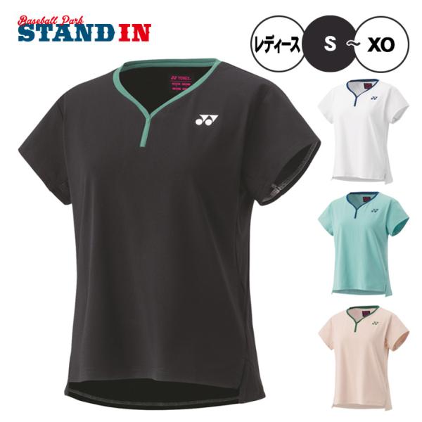 ヨネックス YONEX ウィメンズ ゲームシャツ 半袖 テニスウェア バドミントンウェア レディース 20837 スポーツウェア yon25fw