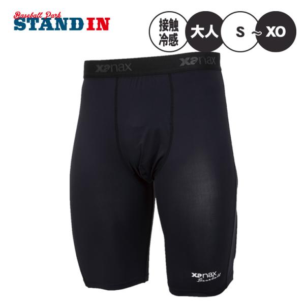 ザナックス 野球 スライディングパンツ パッド付き ファールカップ収納