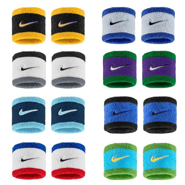 Mizuno Ben5 リストバンド 2個セット 白/紺 NIKE 全8色 ナイキ リストバンド 2個入り スウッシュ 両手用