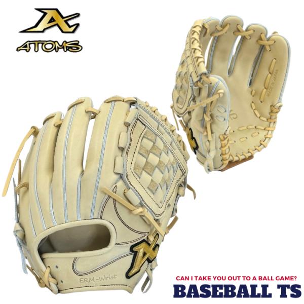 アトムズ AGL-NE102 硬式用 内野手用 日本製 ERMリスト 型付け済み