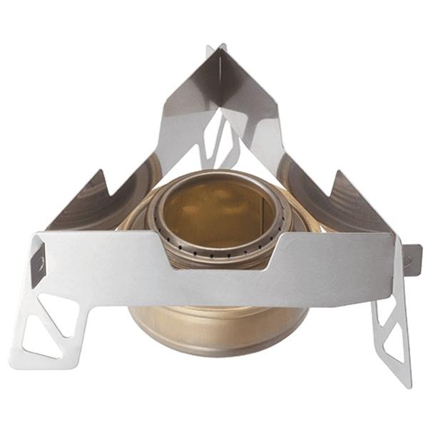 ≪trangia≫肉抜き加工を施して軽量化を図った3枚のプレートを組み合わせて使う、トランギアのアルコールバーナー専用のゴトクです。各プレートの先端を差し込むだけのシンプルな構造で様々なクッカーをのせることが可能です。