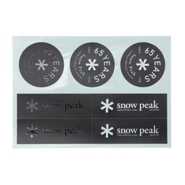 snow peak（スノーピーク） 65周年記念ロゴステッカーセット (NV-065