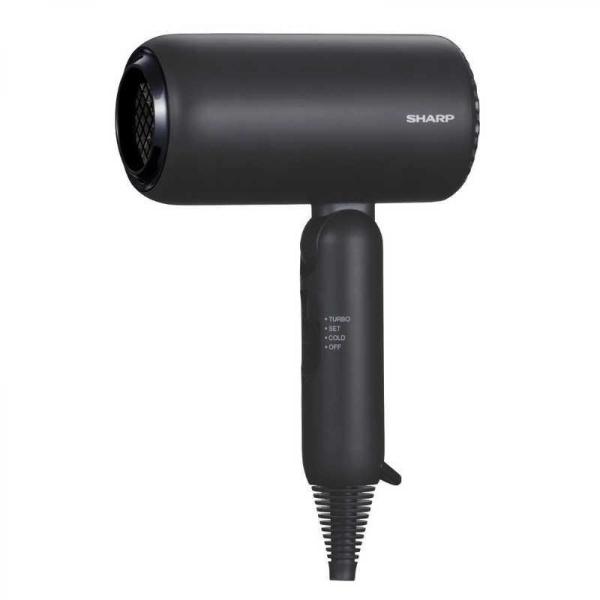 【在庫有・即納】シャープ ヘアドライヤー IB-P300-B ブラック ディンプルフロー 速乾 ドライヤー マイナスイオン SHARP