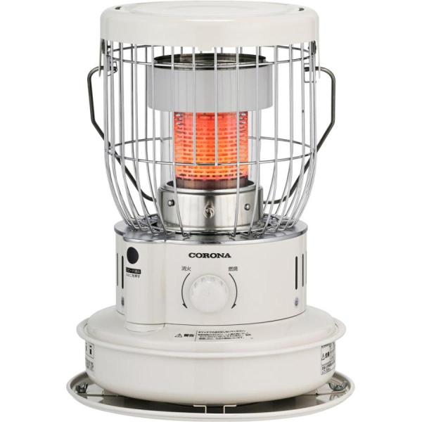 【在庫有・即納】コロナ CORONA 小型 対流式 石油ストーブ  SZ-32(W) ホワイト 木造9畳/コンクリート12畳まで 持ち運び コンパクト 防災 basecamp8_4906128480037