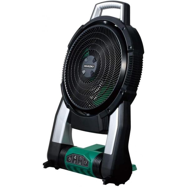【在庫有・即納】 HiKOKI(ハイコーキ) 旧日立工機 14.4V 18V共用 コードレスファン 充電式 AC100V使用可 自動首振り機能 蓄電池・充電器別売り UF18DSAL(NN)