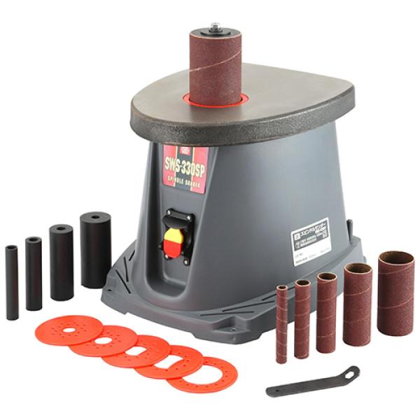 【在庫有・即納】スピンドルサンダー SK11  工具 木材 研磨 研磨機 仕上げ サンド 電動サンダー ヤスリ やすり サンディング 研磨器 330W SWS-330SP