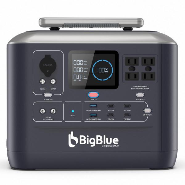 BigBlue 【10台限定】Bigblue リン酸鉄 ポータブル電源 Cellpowa1000