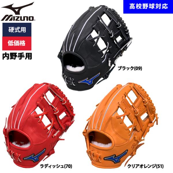 MIZUNO（ミズノ） あすつく 野球用 硬式用 グラブ 内野用 低価格 学生