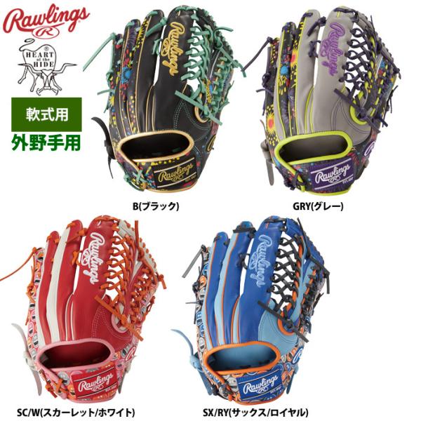 1379966-Rawlings/一般軟式グラブ HOH GRAPHIC グラフィック Y70 外野