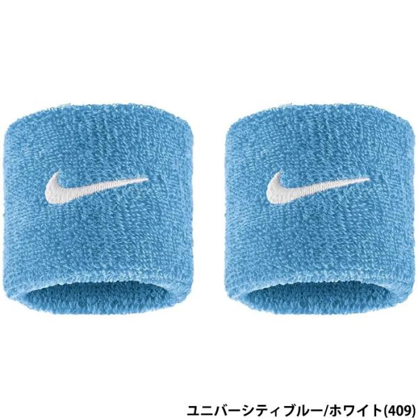 あすつく ナイキ NIKE スウッシュ リストバンド ペア クラシック 2P 5cm バーシティブルー/ホワイト BN3000-409