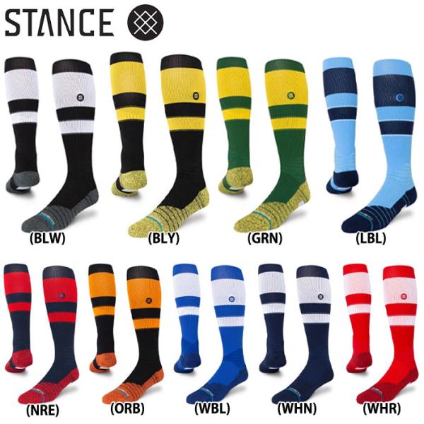 あすつく STANCE スタンス 野球用 カラーソックス 試合用 MLB公認 STRIPES OTC 2023 A759A23STR sta23ss