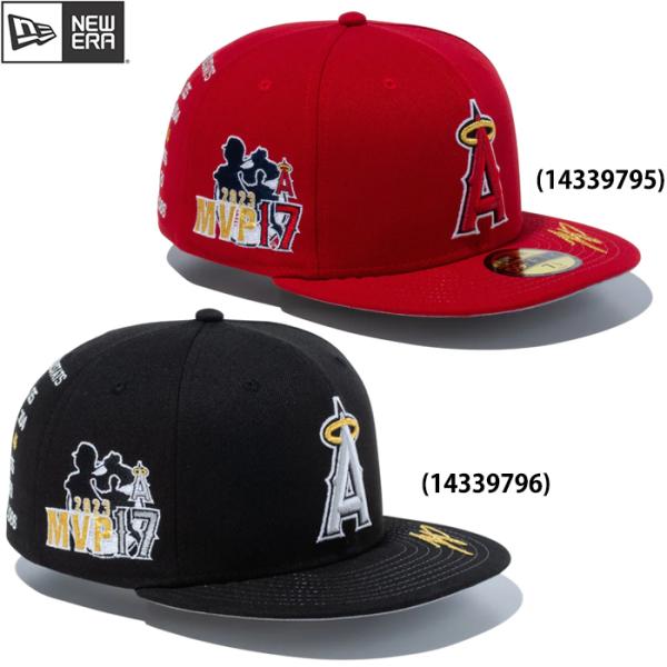 あすつく アウトレット ニューエラ 59FIFTY 大谷翔平 ア・リーグ MVP & HR Leaders 14339795 14339796 era24ss 2024cap