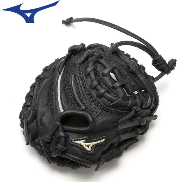 ミズノ ミニチュア キャッチャーミット ストラップ 1GJYG75300-09 あすつく ミズノ ミニチュアミットストラップ 本革仕様