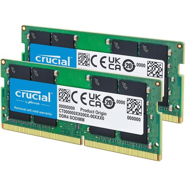 crucial（クルーシャル） ノートPC用増設メモリ 64GB (32GBx2枚) DDR4