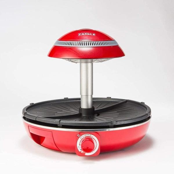 煙を出さずに調理可能食材を下から直火で焼く「網」の上に食材を置く構造の調理器が一般的ですが、熱源に食材から出た脂が落ちてしまうことが煙発生の原因になります。この当然を変えたのがザイグル。上からの熱で焼くことで、煙の大きな原因を一つ解消。さら...