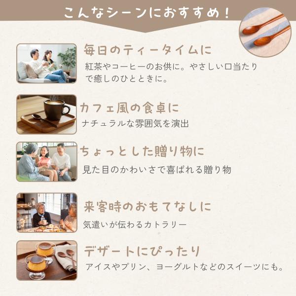 [����] ���X�v�[�� �ؐ����h�� 13.5cm 5�{�Z�b�g �^�e�B�[�E�R�[�q�[�E���[�O���g�E�A�C�X�E�f�U�[�g�p�X�v�[�� TAC-501 [�H�i�q���@�K���i] ���i�摜4