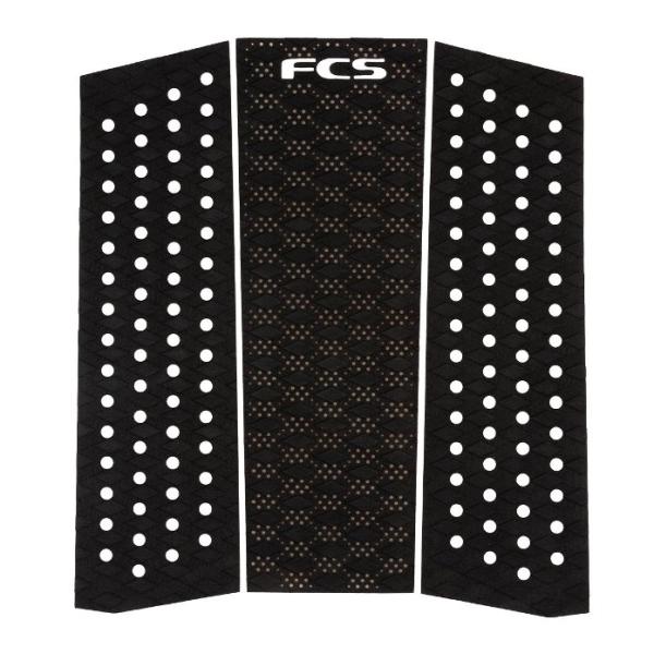 FCS フロント用デッキパッドFCS T-3 MID ECO TRACTION BLACK color BLACKsize 3PEACE新しいミッドデッキ3ピース・トラクションは、パフォーマンス・ボードのミッドデッキに設置するようデザインさ...