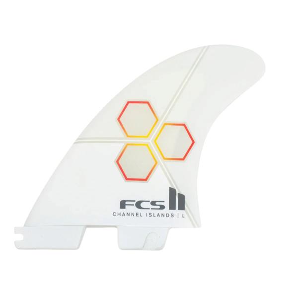 ショートボードフィン FCS II CI PC チャンネルアイランド FCS2 CI UPRIGHT PC TRI FINS White/Flame FCS 2 CHANNEL ISLANDS