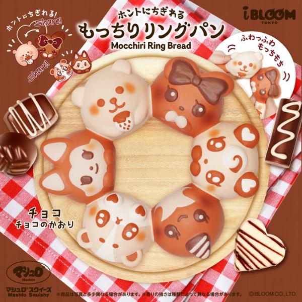 BLOOM ブルーム スクイーズ もっちりリングパン チョコレート