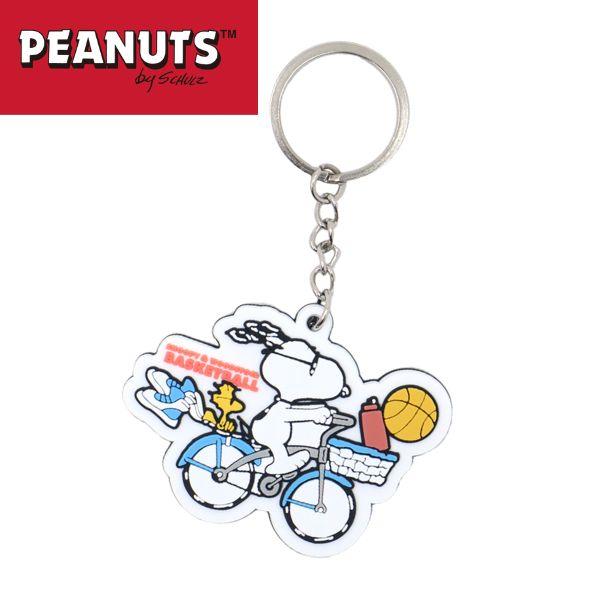 スヌーピー ピーナッツ ラバーキーホルダー PNUA-0051 バスケ PEANUTS