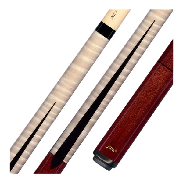 Joss Natural Curly Maple and Bloodwood プレーキュー ノーラップ カーリーメープル 5/16-14パイロテッド