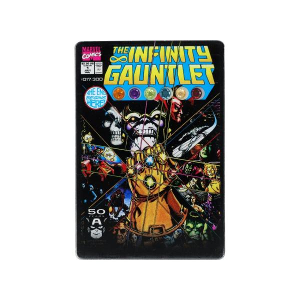 マーベル英語版 1991 Marvel ECG Infinity Gauntlet Vol. 1 コレクターズボックス 300個限定 本物宝石入り