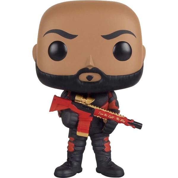 ファンコ DC デッドショット Pop! Heroes ビニールフィギュア プロテクターケース付き