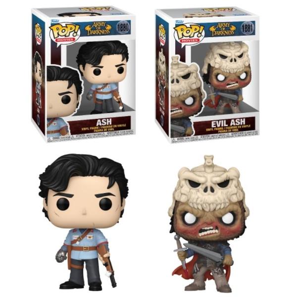 ファンコ 死霊のはらわたIII キャプテン・スーパーマーケット アッシュ エビル・アッシュ Pop! フィギュア 2体セット