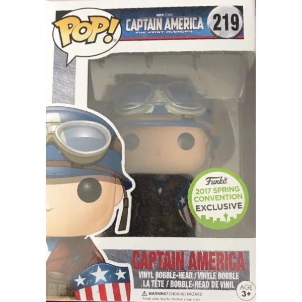 ファンコ マーベル キャプテン・アメリカ 第二次世界大戦 エメラルドシティ・コミコン限定 フィギュア プロテクターケース付き