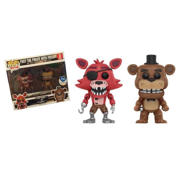 ファンコ ファイブ・ナイツ・アット・フレディーズ フォクシー フレディ・ファズバー フィギュア 2体セット FYE限定