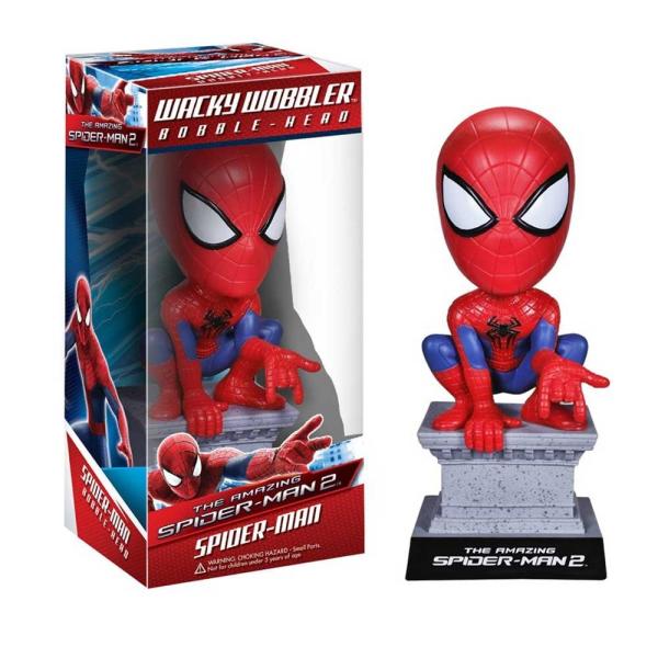 ファンコ マーベル アメイジング・スパイダーマン2 スパイダーマン フィギュア 首振り人形 ボブルヘッド ワッキーワブラー