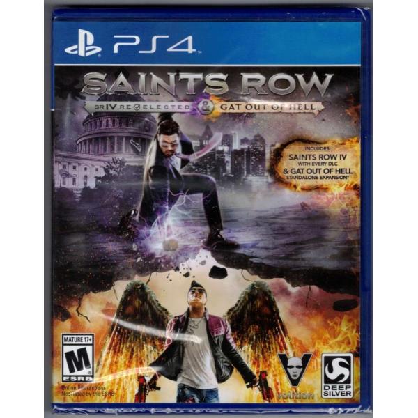 Saints Row IV: Re-Elected + Gat out of Hell 北米版 PS4 プレイステーション4 海外版ソフト